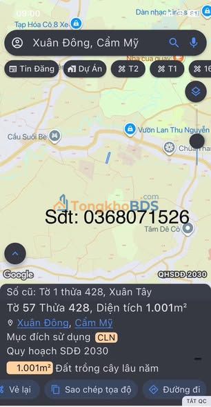 Bán Đất Vàng Xuân Đông 1000m² - Đất Đỏ Bazan Màu Mỡ
