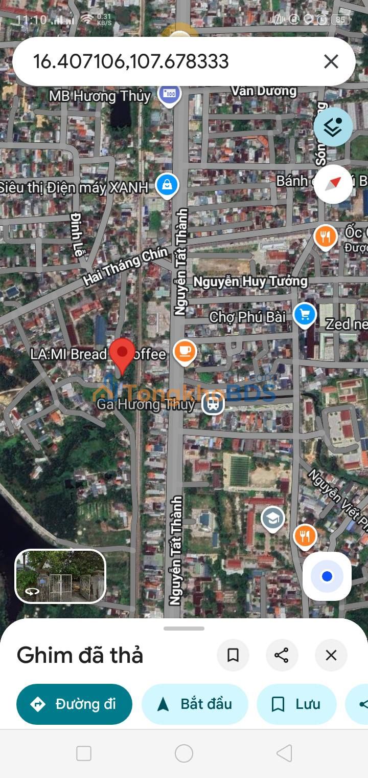 Đất Vàng Kiệt 2/9 Phú Bài, 97m² Ngang 6m - Giá Đầu Tư 1.1 Tỷ