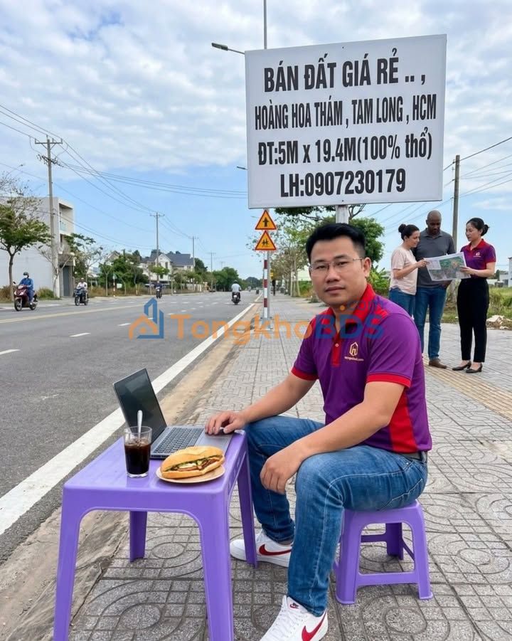 Đất nền Bà Rịa 103m² mặt tiền Hoàng Hoa Thám - Giá ngộp F0