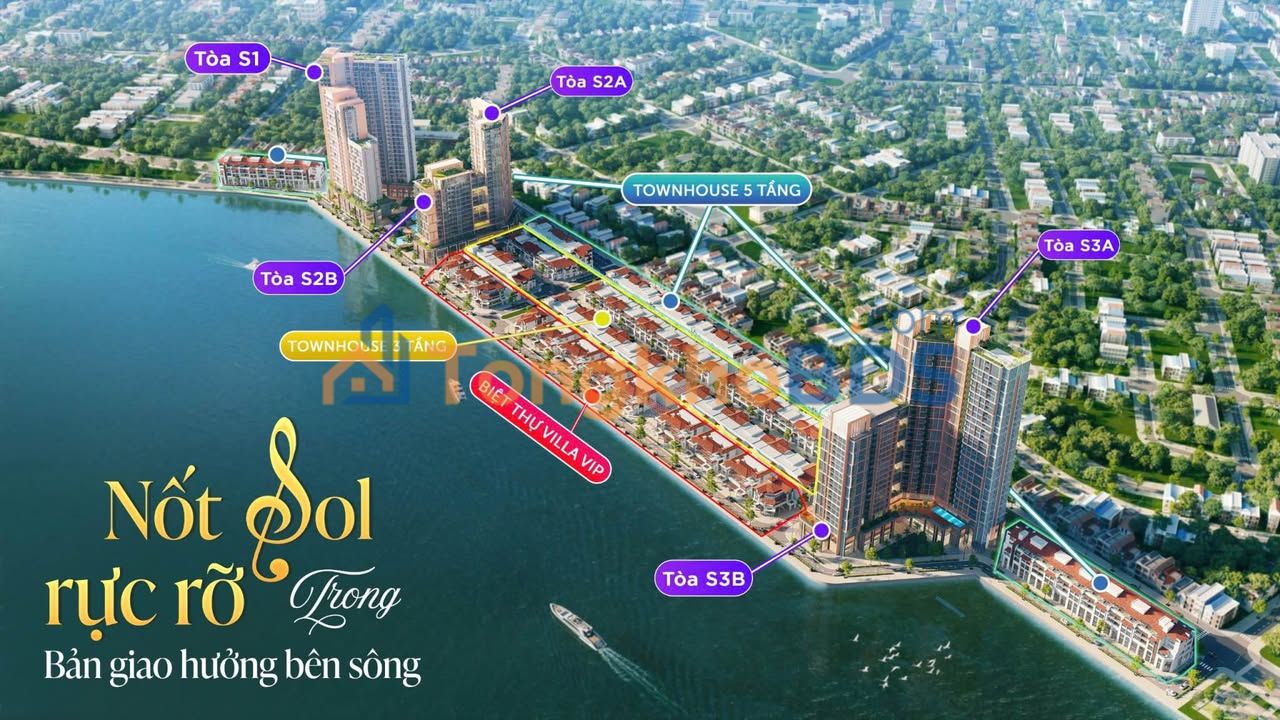 Căn hộ Symphony 55.8m² - View Sông, Pháo Hoa - Đầu Tư Sinh Lời