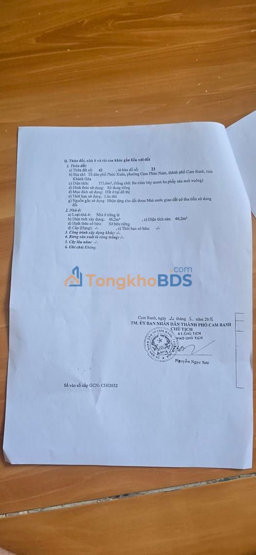 Bán đất 126m² full thổ cư, MT Nguyễn Trường Tộ, Nha Trang - Sổ đỏ sẵn sàng