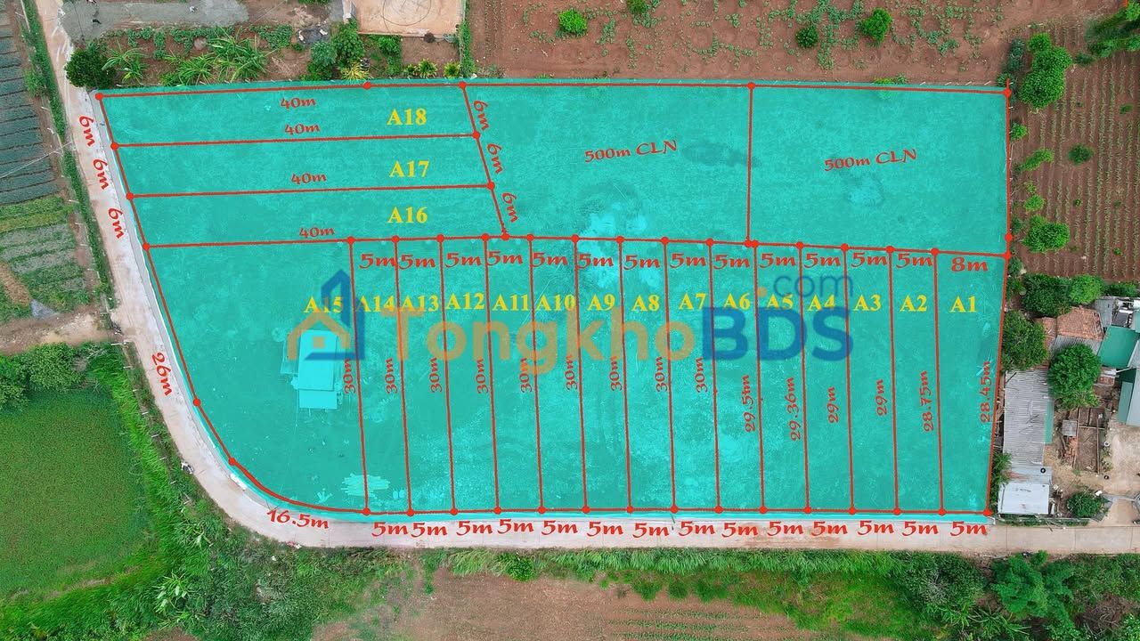Đất nền Phước An Krông Pắc 450m² - 2 Lô Liền Kề, Giá Đầu Tư 360 Triệu/Lô