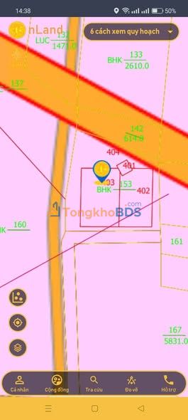 Bán đất Tân An 600m² sổ hồng - 5 tỷ, đường đá mi 6m