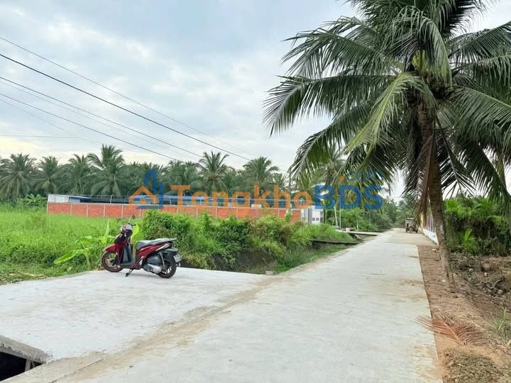 Bán Đất Nền Mặt Tiền Kênh Tập Đoàn 1, Phú Tân, Bến Tre - 120m² Giá 690 Triệu