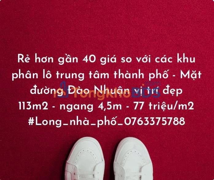 Đất nền Đào Nhuận Hải An 113m² - Rẻ hơn trung tâm 40 giá!