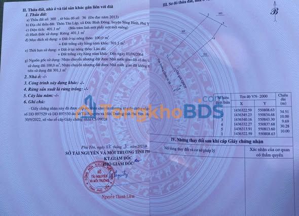 Bán đất mặt QL 29, Sông Hinh, Phú Yên - 6800m² giá chỉ 1.45 tỷ