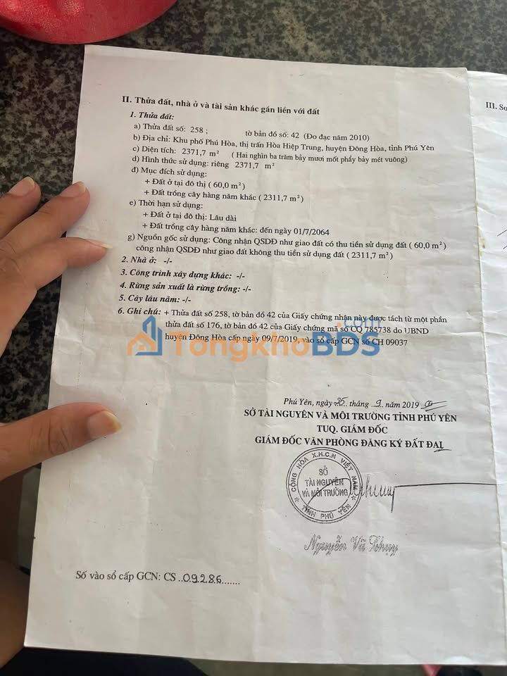 Đất Nền Phú Yên 150m² (5x30m) - Gần Chợ, Trường Học - Chính Chủ Bán Gấp