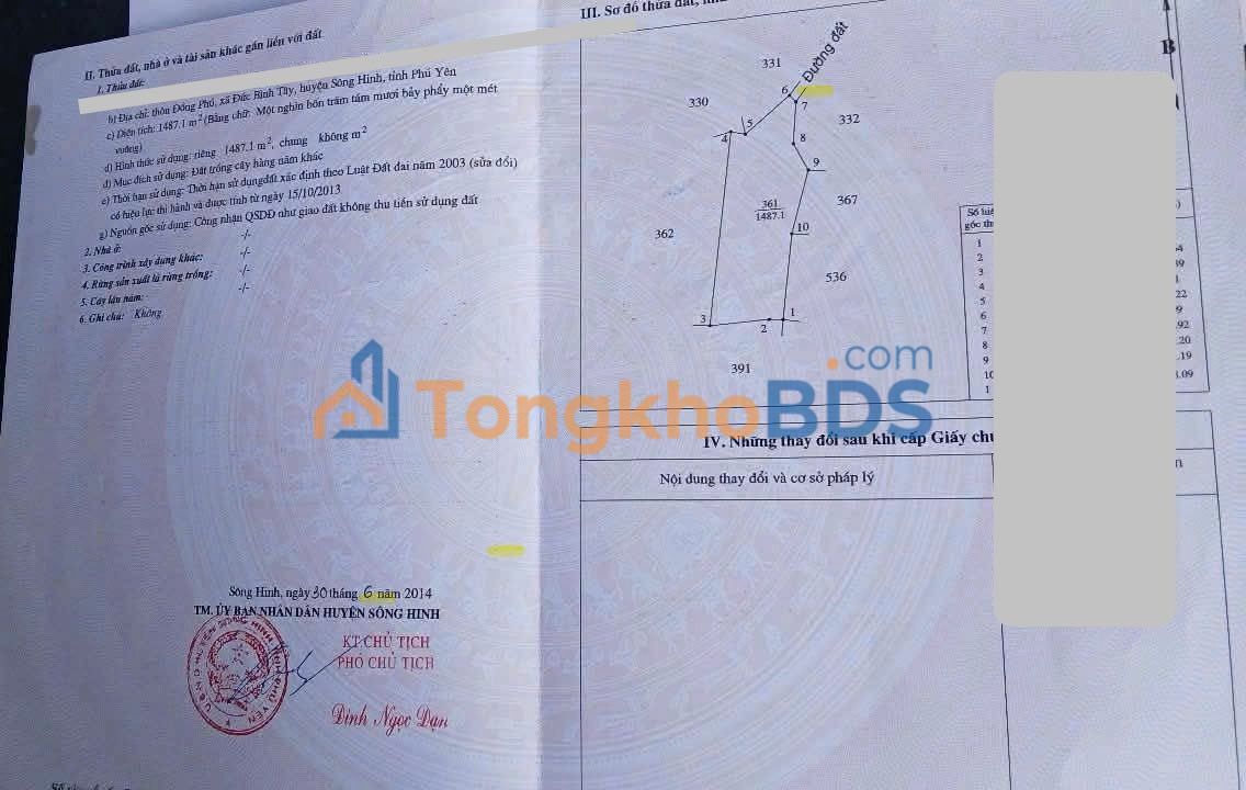 Bán Đất Xã Đức Bình Đông 1500m² Thổ Cư - Sổ Đỏ Sẵn Sàng