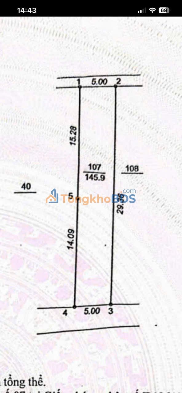 Bán đất Thôn Trãi, Thường Tín 145.9m² - Chính chủ, ô tô đỗ cửa