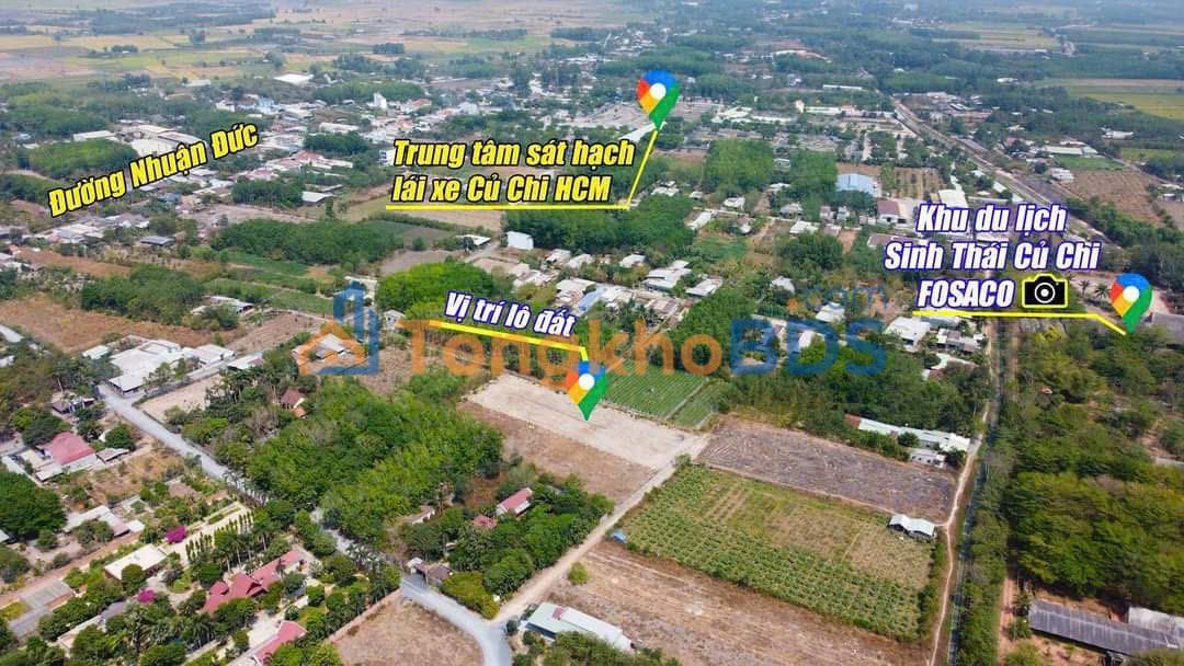 Bán Đất Long An 3074m² Mặt Tiền Nhuận Đức - Sổ Đỏ Thổ Cư, Gần Vành Đai 4