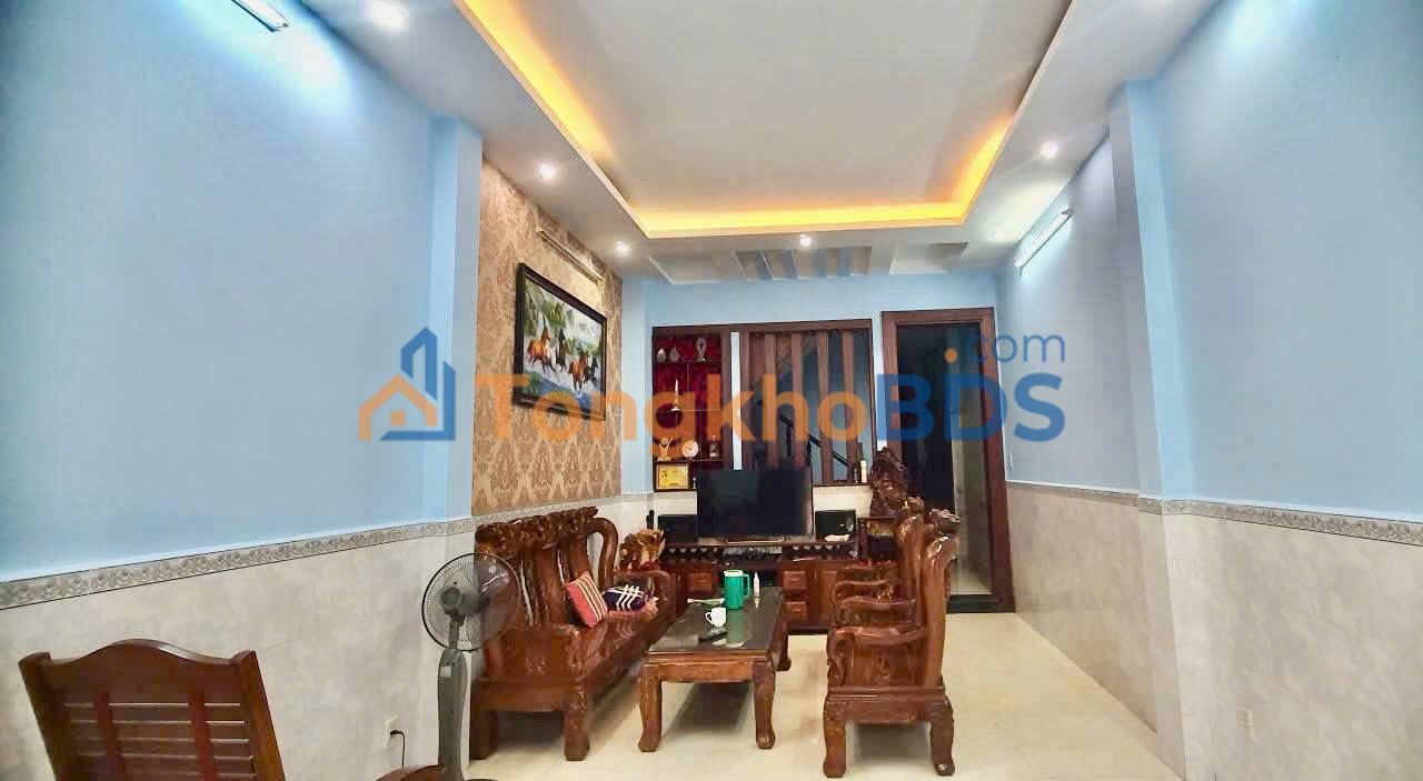 Nhà Mặt Tiền Tân Xuân Hóc Môn 80m² - Kinh Doanh Đa Ngành, Nội Thất Gỗ Căm Xe Sang Trọng