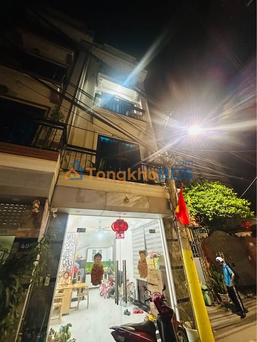 Nhà Mặt Tiền Kinh Doanh Lai Xá, Hoài Đức 38m² - Lô Góc 5 Tầng, Sẵn Sổ