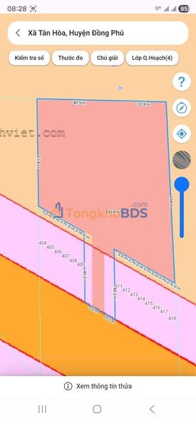 Đất SKC Đồng Phú Bình Phước 6700m² - Mặt tiền đường 42m, Giá 4.95 tỷ