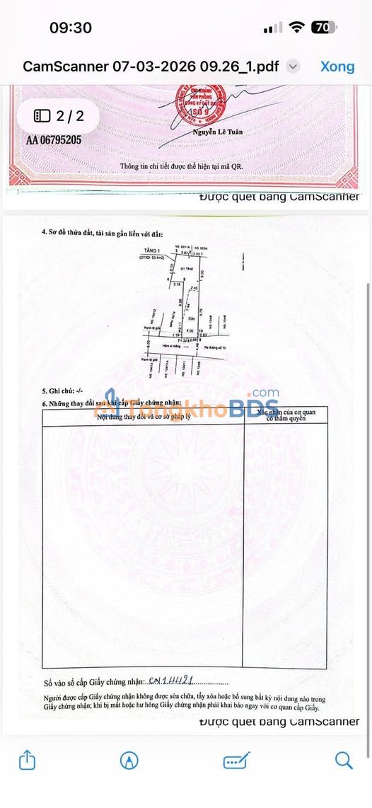 Nhà Hẻm Thông Thoáng - Đường Số 10, Bình Tân - 91.1m² - Sổ Hồng Riêng