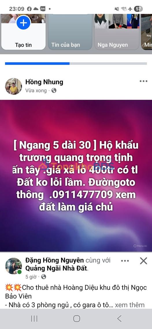 Đất Nền 150m² Trương Quang Trọng, Quảng Ngãi - Đường Ô Tô, Giá Xả Lỗ 400 Triệu