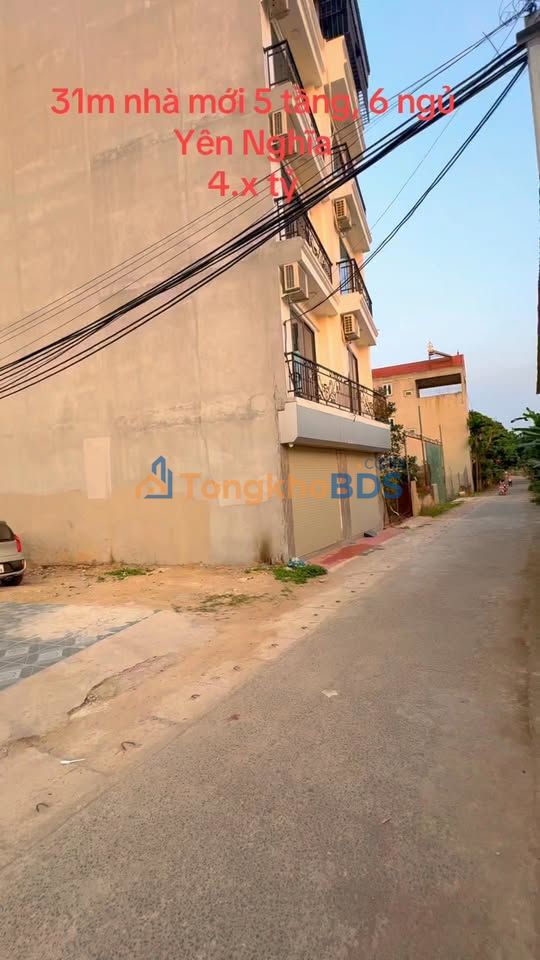 Nhà 5 Tầng Yên Nghĩa, Hà Đông - 31m², 6PN, Ô Tô Lùi Cửa - 4 Tỷ