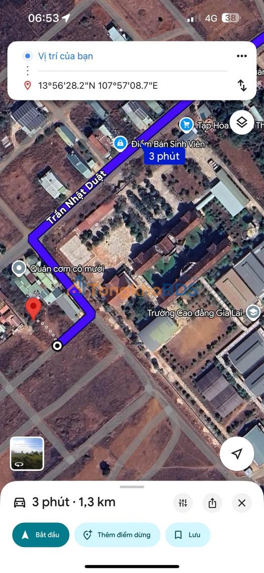 Đất nền 196m² thổ cư, Khu Đô Thị Diên Phú, Pleiku - Giá thu hồi vốn