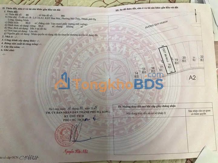 Đất nền KĐT Ban Mai Bãi Cháy - Mặt tiền 5m, 80m², Kinh doanh đắc lợi