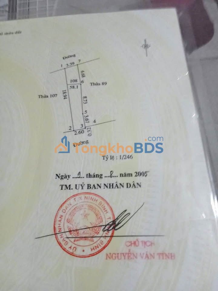 Nhà 2 Tầng 2 Mặt Tiền 58m² Phường Tân Thành, Hoa Lư - Đầu Tư Sinh Lời