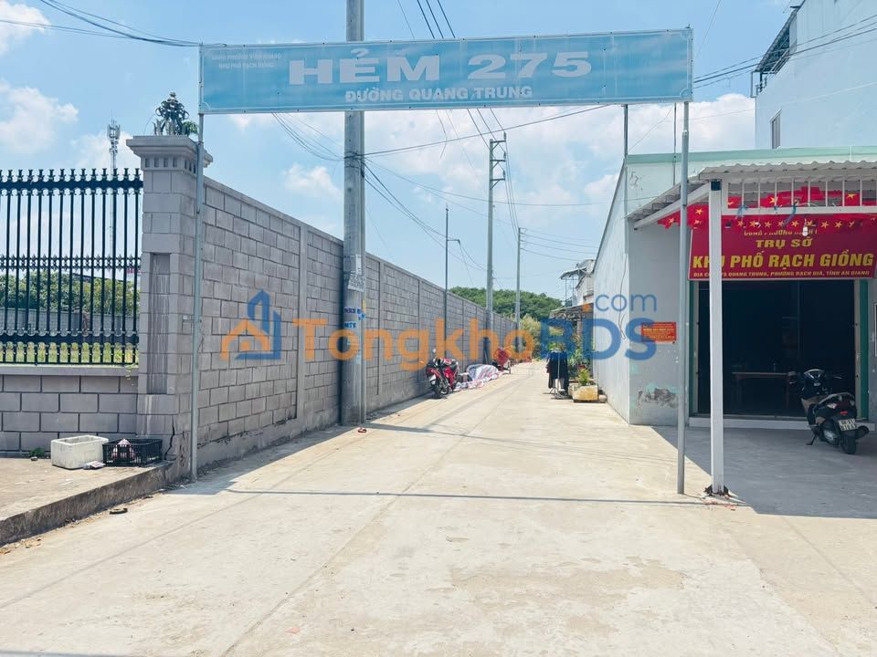 Bán Nền Hẻm 275 Quang Trung, Rạch Giá - 90m² Giá 780 Triệu