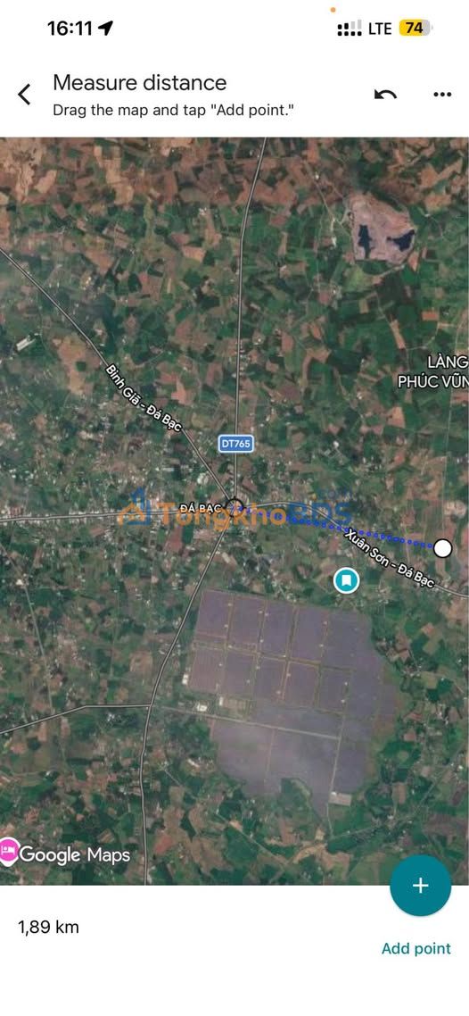 Bán Đất Vườn Châu Đức 1106m² Sổ Hồng Chính Chủ