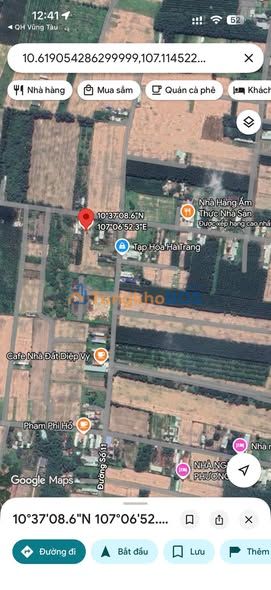 Đất Mặt Tiền Mỹ Xuân-Tóc Tiên, Phú Mỹ 200m² - Kinh Doanh Sầm Uất