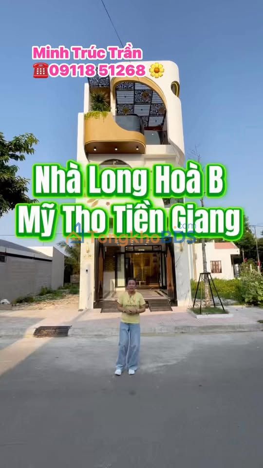 Nhà Phố Mỹ Tho 75m² - 3PN, Sổ Hồng Chính Chủ - View Pháo Hoa Đẹp