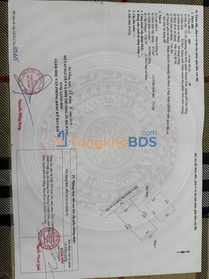 Nhà Cấp 4 Lửng Gỗ 52.9m² Trần Xuân Lê, Đà Nẵng - Giá 3.3 Tỷ