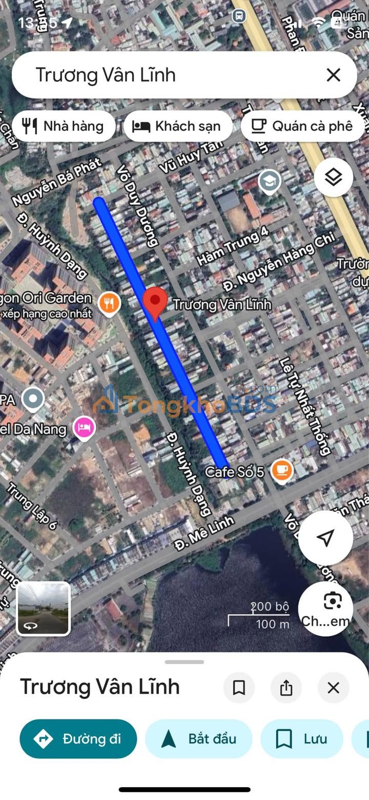 Nhà Mặt Tiền Trương Vân Lĩnh, Đà Nẵng - 100m² Sổ Hồng, Hướng Bắc
