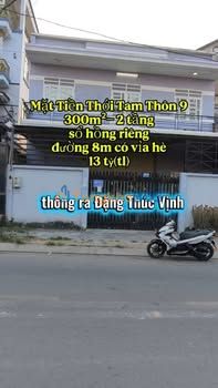Bán Xưởng 300m² Full Thổ Cư, 2 Tầng, Mặt Tiền Nguyễn Thị Ngâu, Hóc Môn - 13 Tỷ
