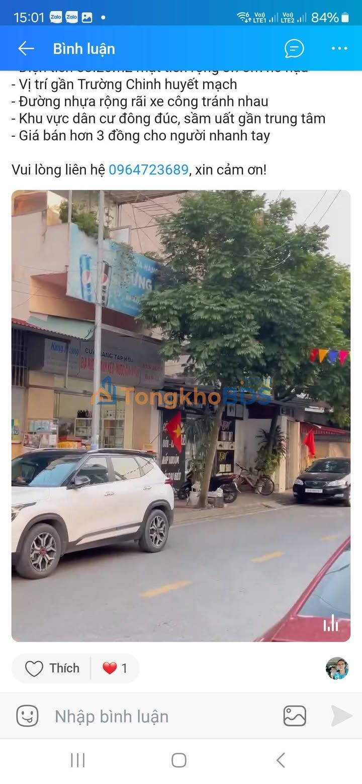 Đất Mặt Phố Bình Lộc 53m² Kinh Doanh Sầm Uất - Chính Chủ Bán Gấp