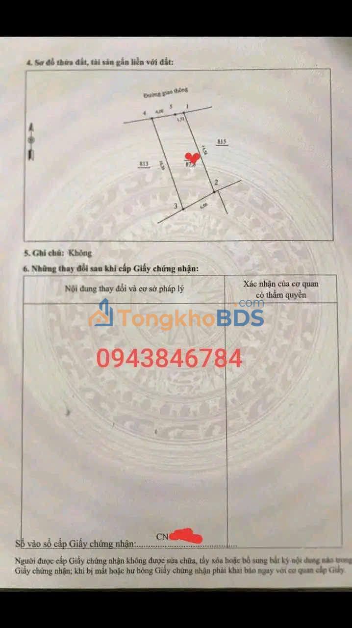 Bán Gấp Đất Đấu Giá 87.8m² Khu 3 Thanh Đình, Việt Trì - 868 Triệu