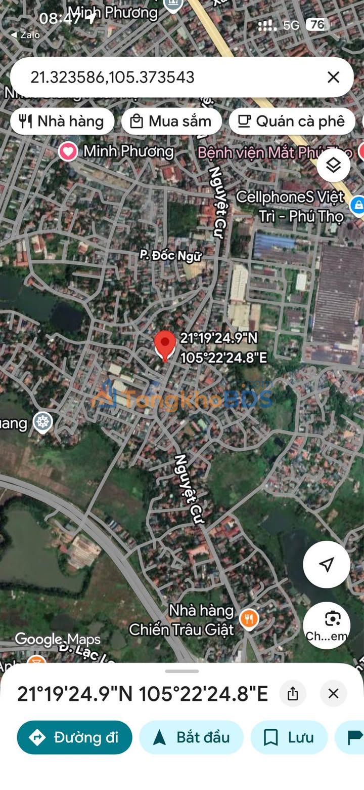 Đất Vàng Mặt Tiền Đường Nguyệt Cư, Việt Trì - Kinh Doanh Đắc Lợi 129m²