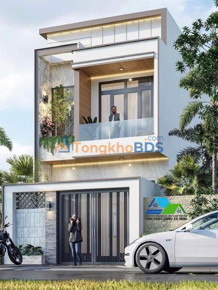 Nhà 2 Tầng 100m² Sổ Hồng Tại Khu Dân Cư LICOGI, Cà Mau - 3 Tỷ