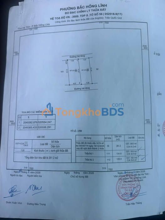Bán Đất Vàng 126.6m² Phường Đức Thuận, Hồng Lĩnh - Sát Chợ Mới, Giá Tốt