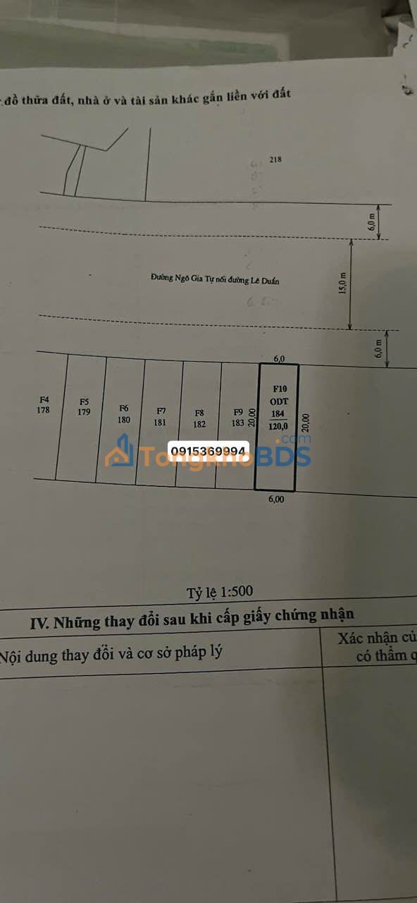 Bán Đất Mặt Tiền Ngô Gia Tự Nối Dài, Phan Rang - 120m² ODT, Giá 3.89 Tỷ