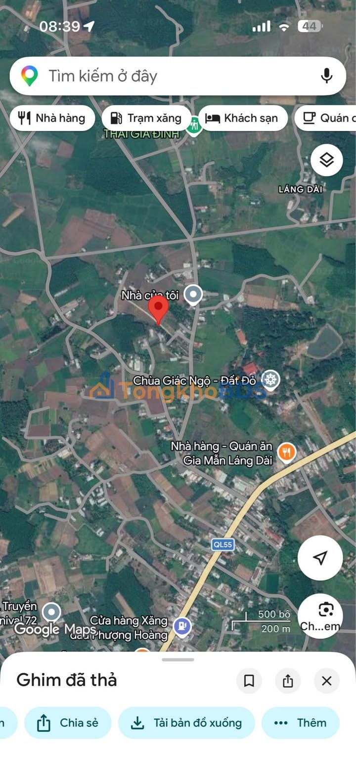 Bán Đất Sào 7200m² Mặt Tiền 18m Xã Láng Dài, Bà Rịa - Vũng Tàu