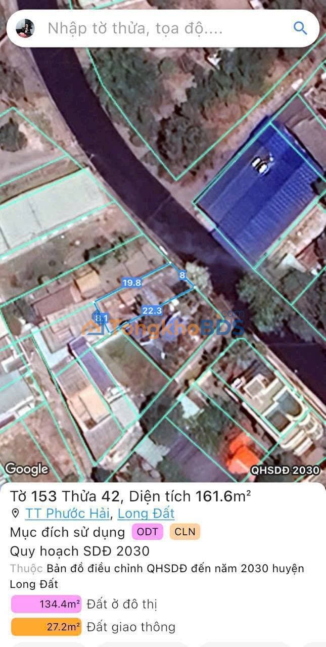 Đất Mặt Tiền Nguyễn Tất Thành, Bà Rịa - Vũng Tàu - 116m² Thổ Cư, Giá Tốt