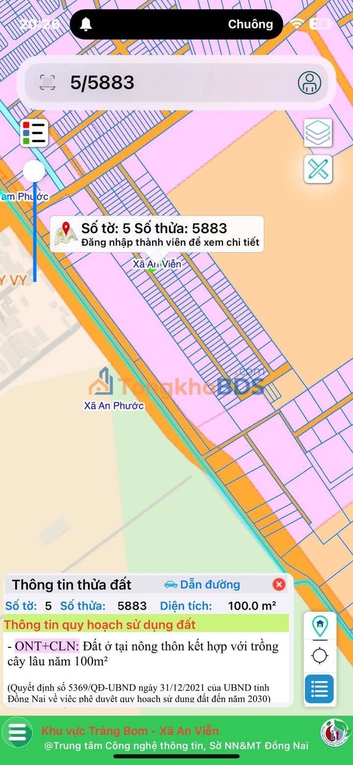 Đất Nền Biên Hòa 100m² Sổ Riêng Full Thổ Cư - Sát Nhà Hàng Hoàng Quân