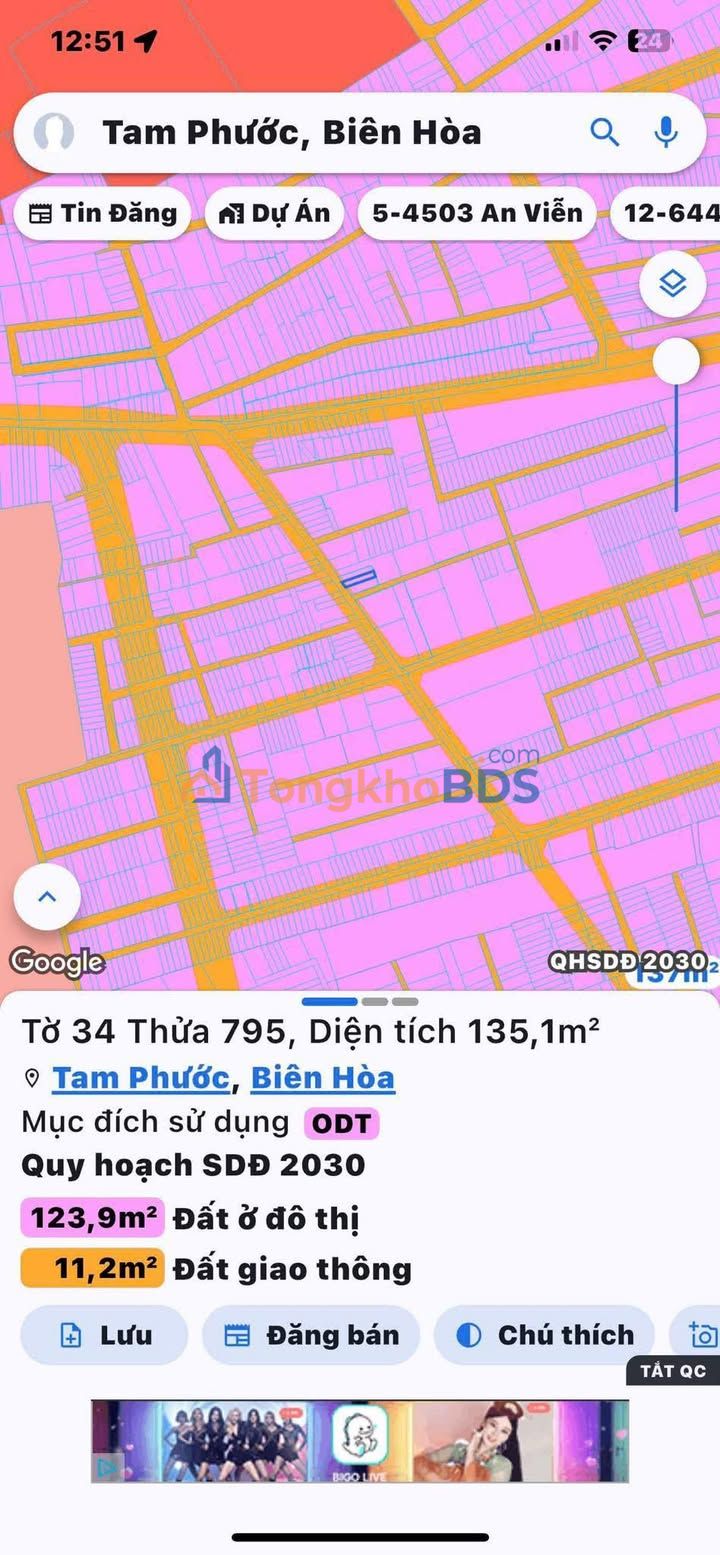 Nhà Mặt Tiền Kinh Doanh Trục Chính Chợ Pouhoat, Long Thành - 135m² Thổ Cư 100%