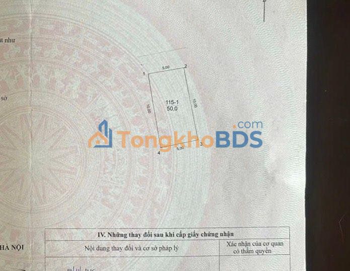 Bán Gấp Đất Lĩnh Nam 50m² Sổ Đỏ Riêng - Giá 6 Tỷ