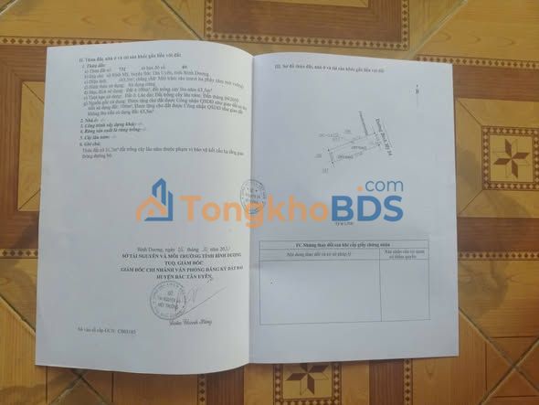 Bán đất Bình Mỹ, Bắc Tân Uyên 156m² giá 1.55 tỷ - Sổ hồng sẵn, đường 8m thông