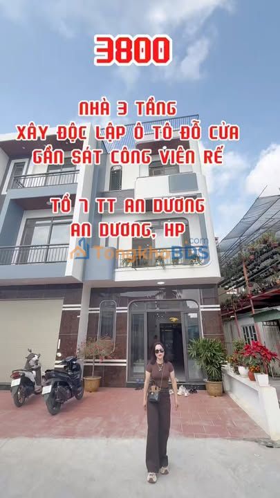 Nhà 3 Tầng Độc Lập 71.4m² Ô Tô Đỗ Cửa, Sát Hồ Rế, Hải Phòng