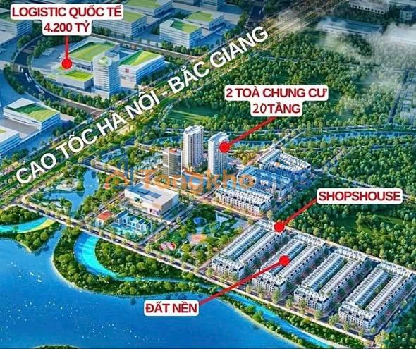 Đất nền THE METROPOLITAN Bắc Giang 100m² - Sổ đỏ sẵn sàng