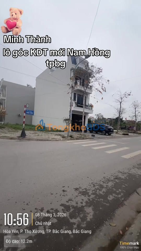 Bán đất KDT Nam Hồng 121.9m² - Lô góc vị trí đắc địa