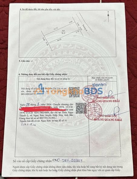 Đất nền Ngọc Tân, Hoàng Vân, Hiệp Hòa 96m² sổ hồng - Sẵn sàng xây nhà