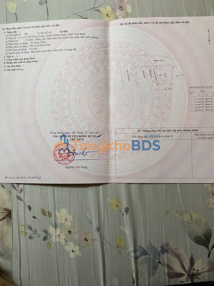 Đất nền mặt QL10, Đông Hưng, Thái Bình - 175m² kinh doanh đỉnh cao