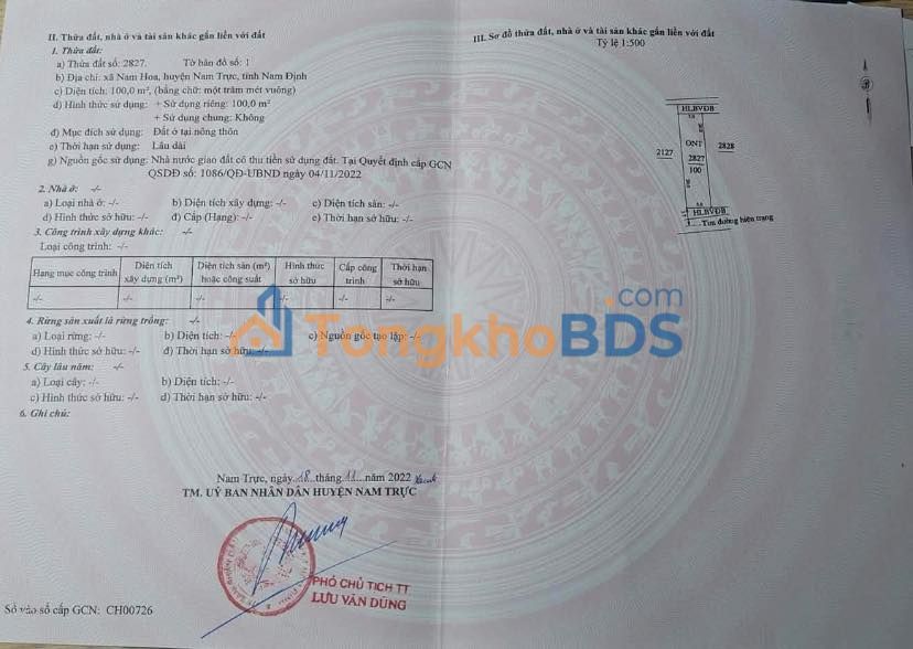 Đất Nền Nam Định 100m² - Sẵn Sàng Xây Dựng - Vị Trí Đắc Địa