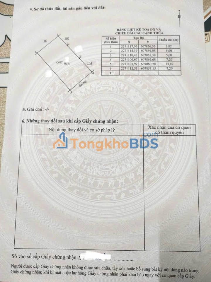 Đất nền Bình Lục, Hà Nam 99.5m² - Cặp đôi liền kề, khu dân cư đông đúc