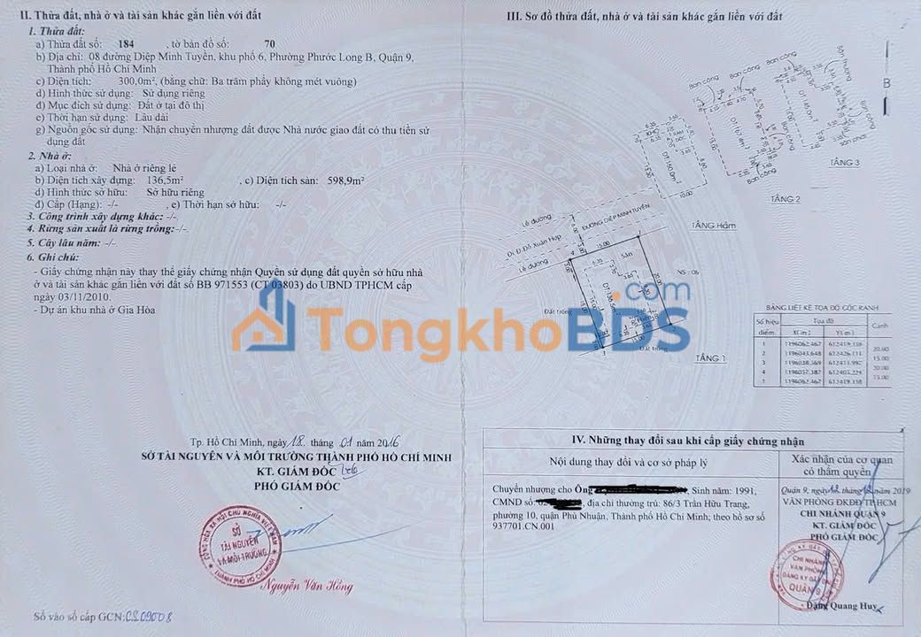 Biệt thự 300m² Mặt tiền Diệp Minh Tuyền, Tân Phú - 38 Tỷ